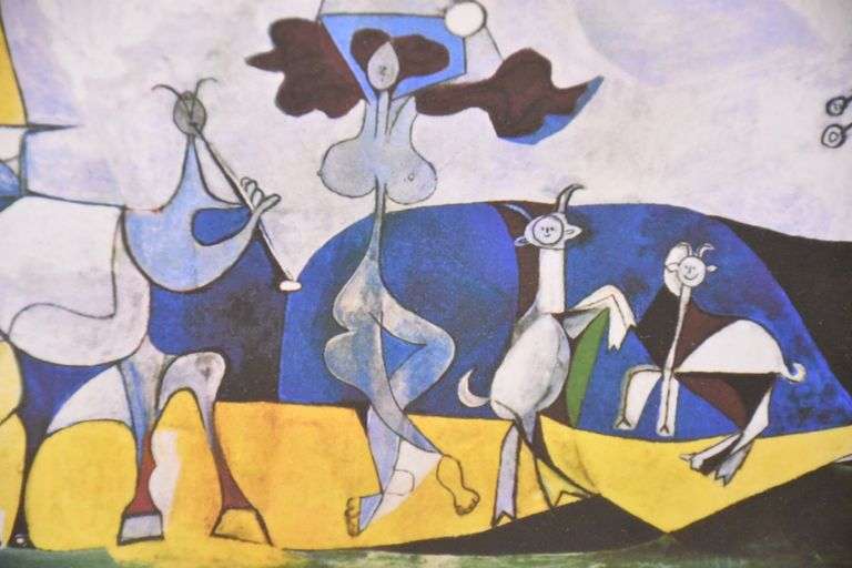 Pablo Picasso、LES LOISIRS、希少画集画、新品額装付 ピカソpicasso、鳥籠、希少画集画、新品高級額、額装付、状態