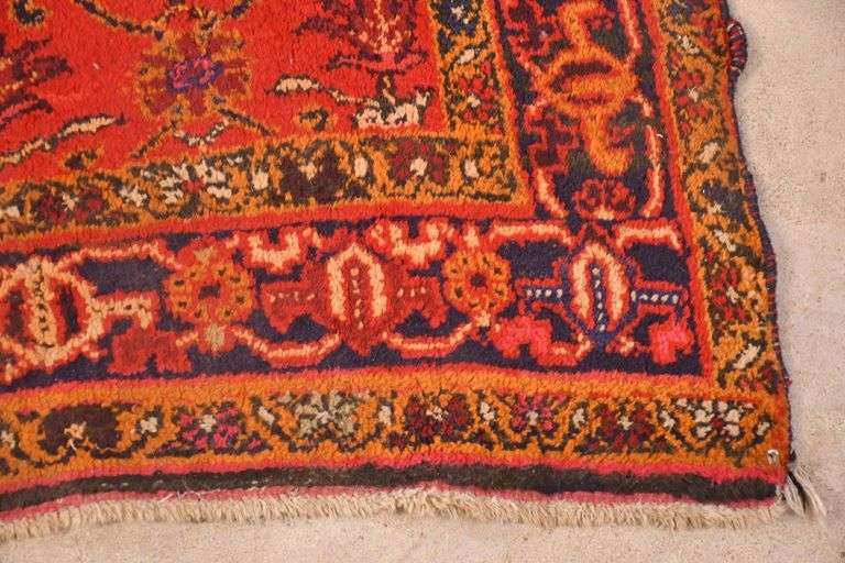 4x2 hand knotted vintage Persian rug; 16669-003