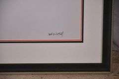Framed print "Butterfly Girl Suicide" by Banksy; 975-1536