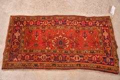 4x2 hand knotted vintage Persian rug; 16669-003