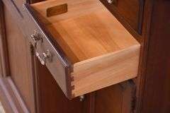 Drexel Heritage mahogany 2 part breakfront; 15961-225
