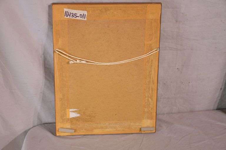 Signed vintage print "Old Rye"; 44-425