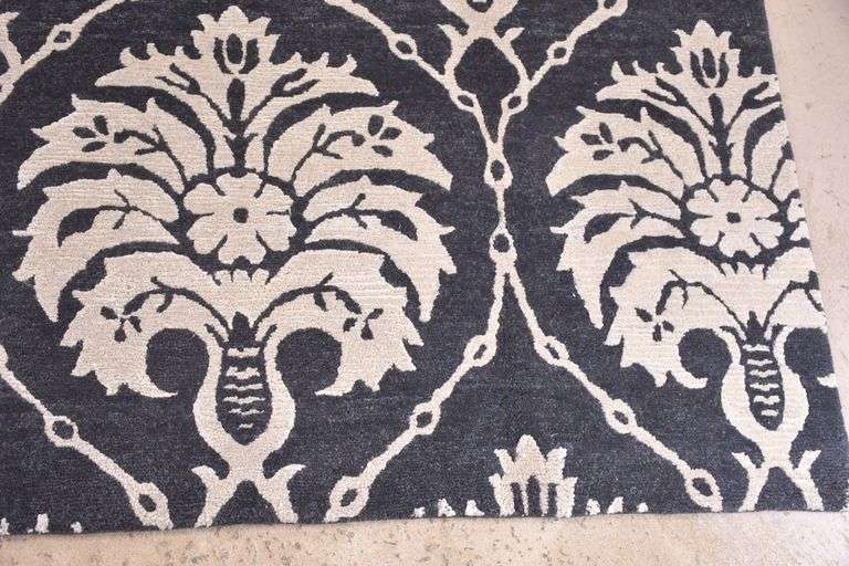 7x10 hand knotted Indo-Modern rug; 40-123711