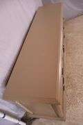 Painted triple dresser with fitted interior; 495-321