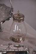 Large group of miscellaneous silverplate items; 6117-050B