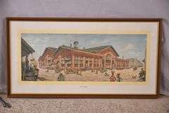Framed print "Old City Market, Savannah" by Augusta Oelschig; 14588-084