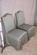 Pair of Fairfield upholstered Parson's chairs; 44-426