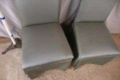 Pair of Fairfield upholstered Parson's chairs; 44-426