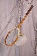 Tennis racket hanging light fixture; 336-3910