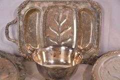 Group of miscellaneous silverplate items; 14-2664