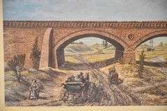 Framed print "Central of Georgia Railway Arches, Savannah" by Augusta Oelschig; 14588-083
