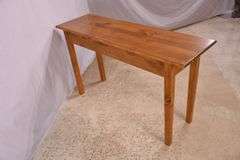 Pine 2 drawer sofa table; 68-5303
