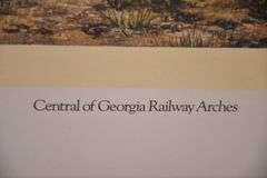 Framed print "Central of Georgia Railway Arches, Savannah" by Augusta Oelschig; 14588-083