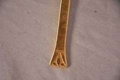 SRI "Royalty" gold toned stainless flatware set; 14-2666