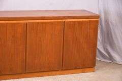Skovby Danish Modern style teak 4 door credenza with fitted interior; 495-311