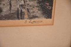 Signed vintage print "Old Rye"; 44-425