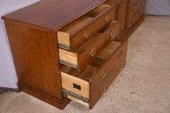 Baker inlaid walnut credenza; 15187-001