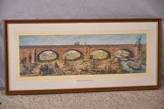 Framed print "Central of Georgia Railway Arches, Savannah" by Augusta Oelschig; 14588-083
