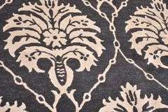 7x10 hand knotted Indo-Modern rug; 40-123711