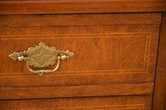 Baker inlaid walnut credenza; 15187-001