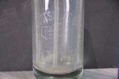 2 vintage seltzer bottles; 13024-860