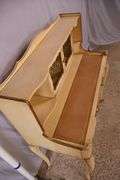 Yellow French style step-back desk; 8009-001