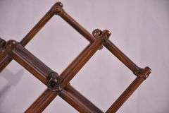 Small rattan wine rack; 336-3902