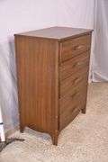 Mid-century style 5 drawer chest with Formica veneer; 55-11251