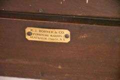R. J. Horner mahogany shaving mirror with 2 drawers; 55-11229