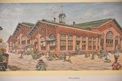 Framed print "Old City Market, Savannah" by Augusta Oelschig; 14588-084