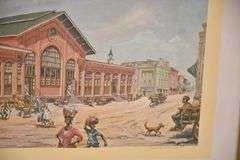 Framed print "Old City Market, Savannah" by Augusta Oelschig; 14588-084
