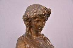 Terracotta statue of a woman; 336-3886