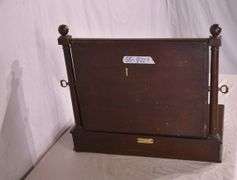 R. J. Horner mahogany shaving mirror with 2 drawers; 55-11229