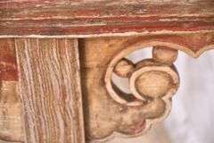 Early carved Oriental style bench; 55-11236