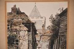 Signed vintage print "Old Rye"; 44-425