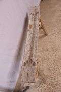 Early carved Oriental style bench; 55-11236