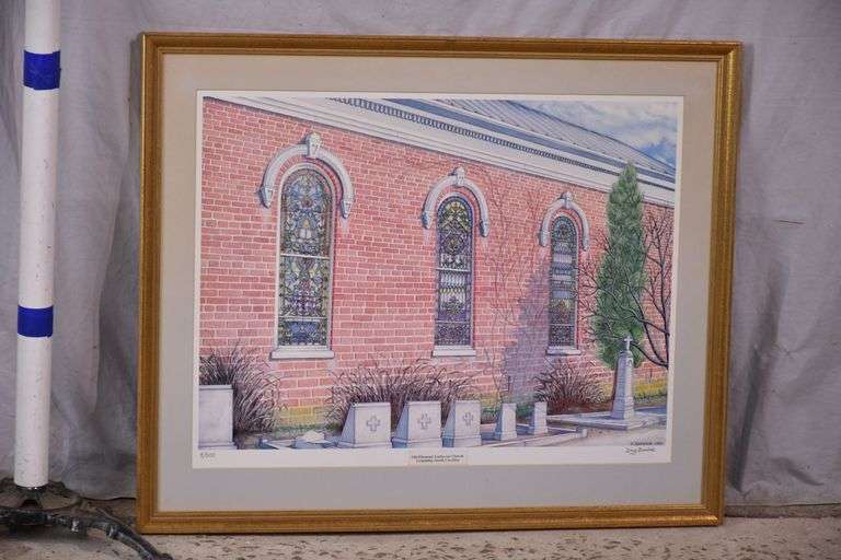 Signed limited edition framed print 