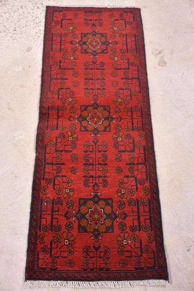 1.9'x4.10 hand knotted Khal Mehdi rug; 40-156807