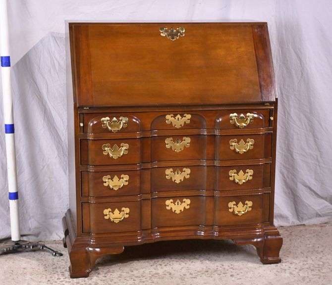 Councill Craftsman mahogany slant-front desk; 68-7818