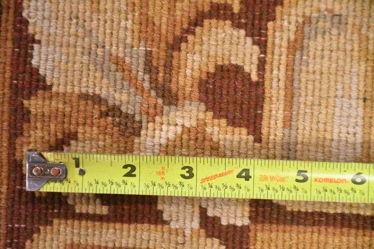 8.0'x10.2' hand knotted Indo-Tibetan rug with black field; 40-136773