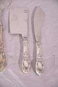 Set of 4 Towle "King Richard" serving pieces with sterling handles; 971-254
