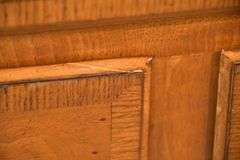 Banded walnut Queen Anne style 3 drawer sideboard; 10081-001