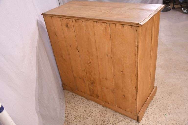 Pine 2-over-3 drawer chest; 74-12771
