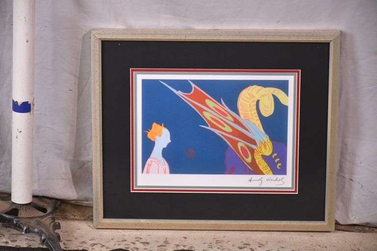 Framed print "Details of Renaissance" by Andy Warhol; 975-1799