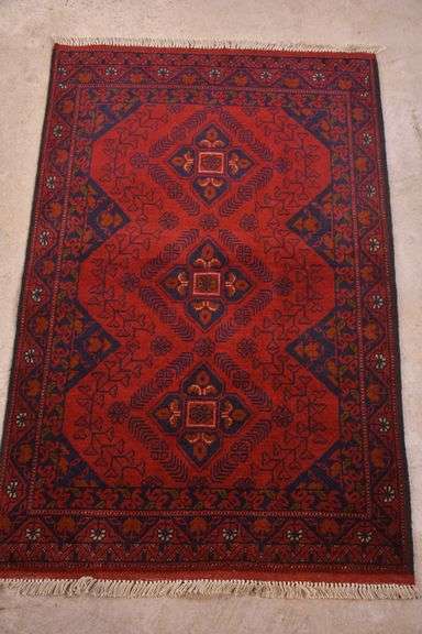 2.8'x4.0' hand knotted Khal Mehdi rug; 40-153489