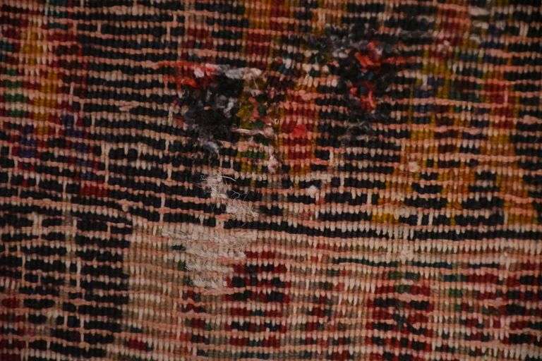 5.2'x8.2' hand knotted vintage Persian Shirazi rug; 40-156277