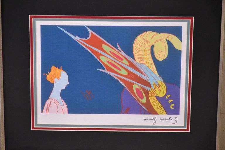 Framed print "Details of Renaissance" by Andy Warhol; 975-1799