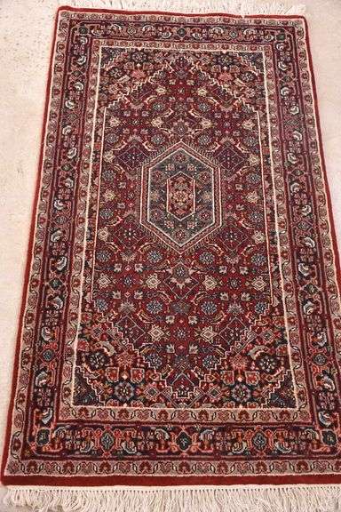 3.0'x5.2' hand knotted Indian Bidjar rug; 40-157437