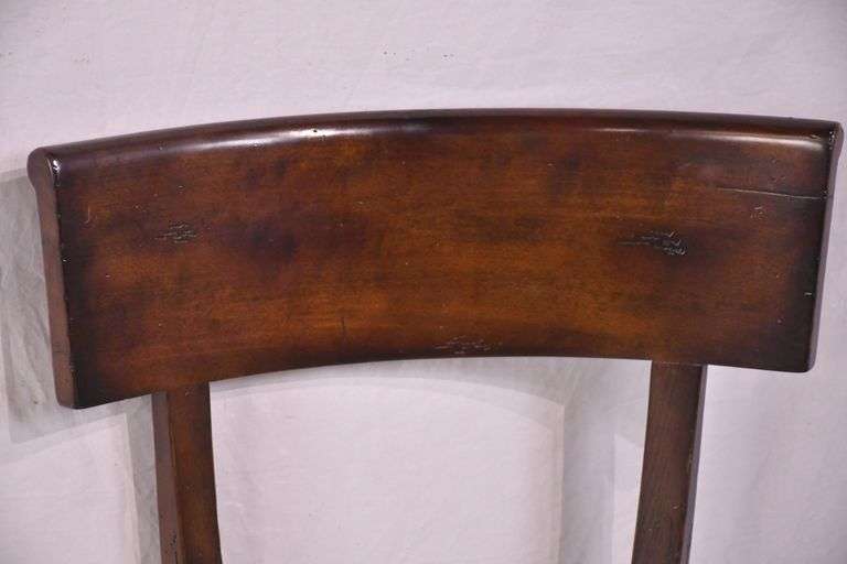 Set of 6 Milling Road by Baker distressed dining chairs; 68-6879
