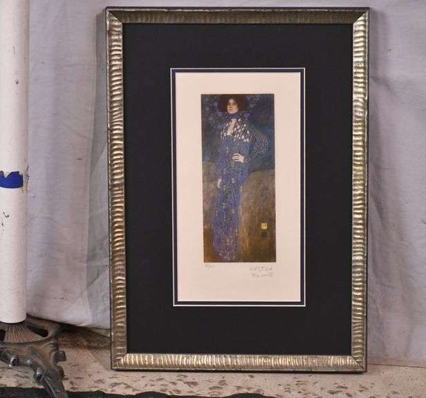 Limited edition framed giclee print "Emilie Floge" by Gustav Klimt; 975-1775